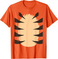Orange Tiger Easy Halloween Costume Adult Kid Men Women Boy T-Shirt