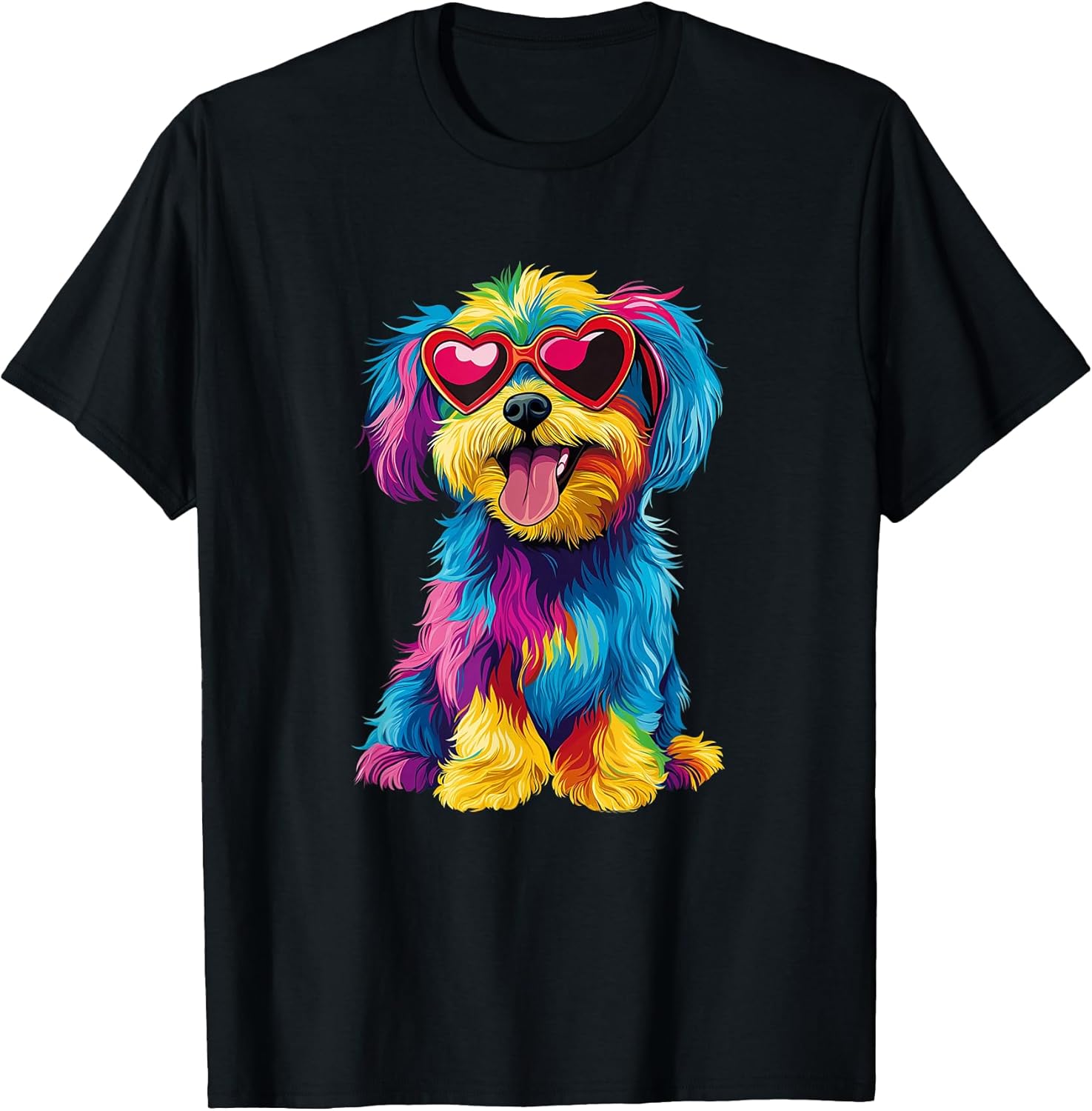 Rainbow Puppy Love Dog Animals