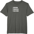 Design Creates Culture. Cool Designer Quote T-Shirt