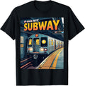 Retro NYC Subway Train - Urban City Vibes Design T-Shirt