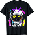 Graffiti Astronaut Spray Paint Street Art Drawing Artist T-Shirt