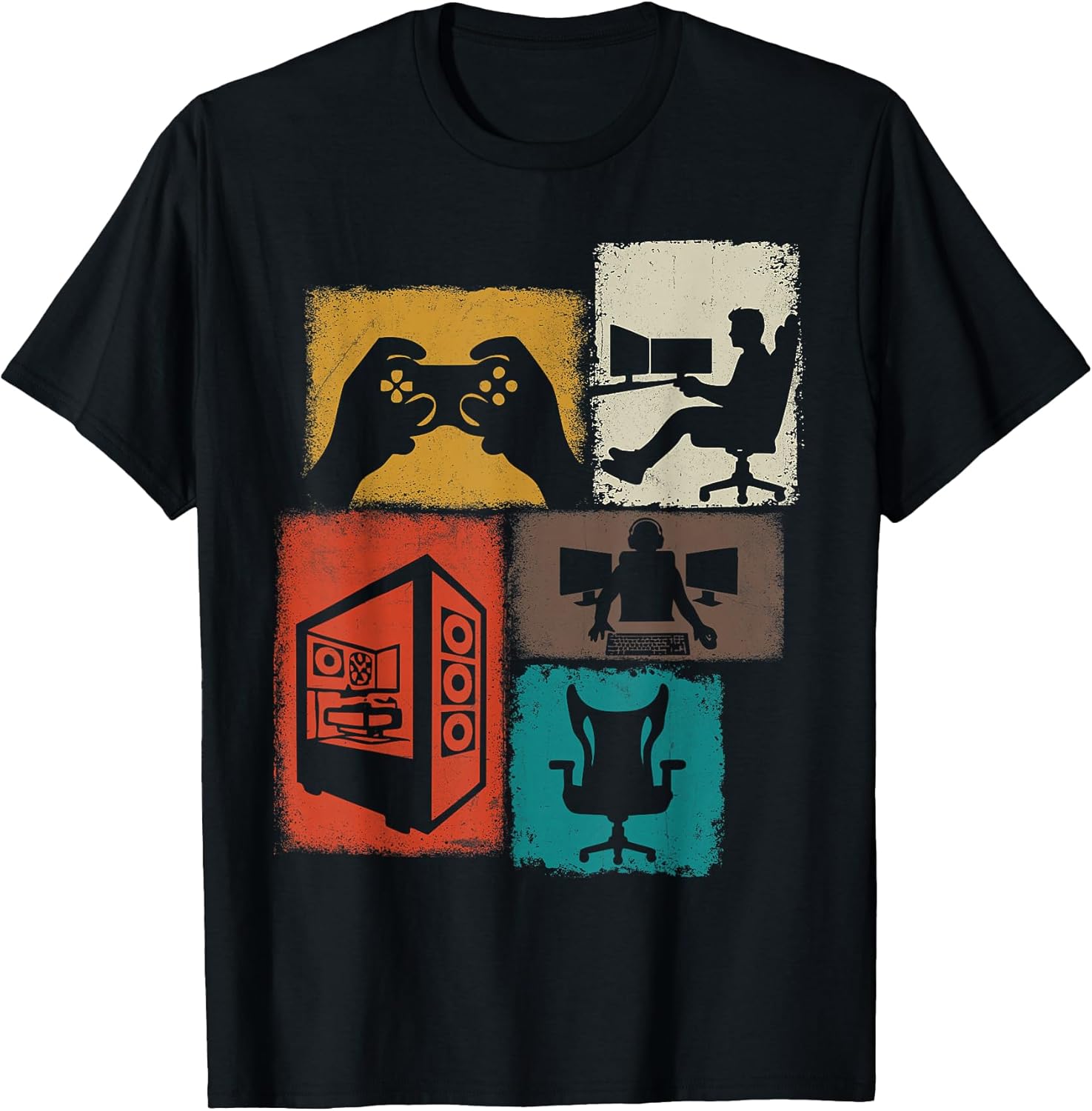 Gamer Asymmetrical Collage Design