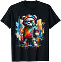 Graphic Teddy Bear Cool Bears Hip Hop Streetwear Colorful T-Shirt