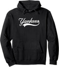 Yankees Heart Design Retro Style Graphic Men Women Kid Pullover Hoodie