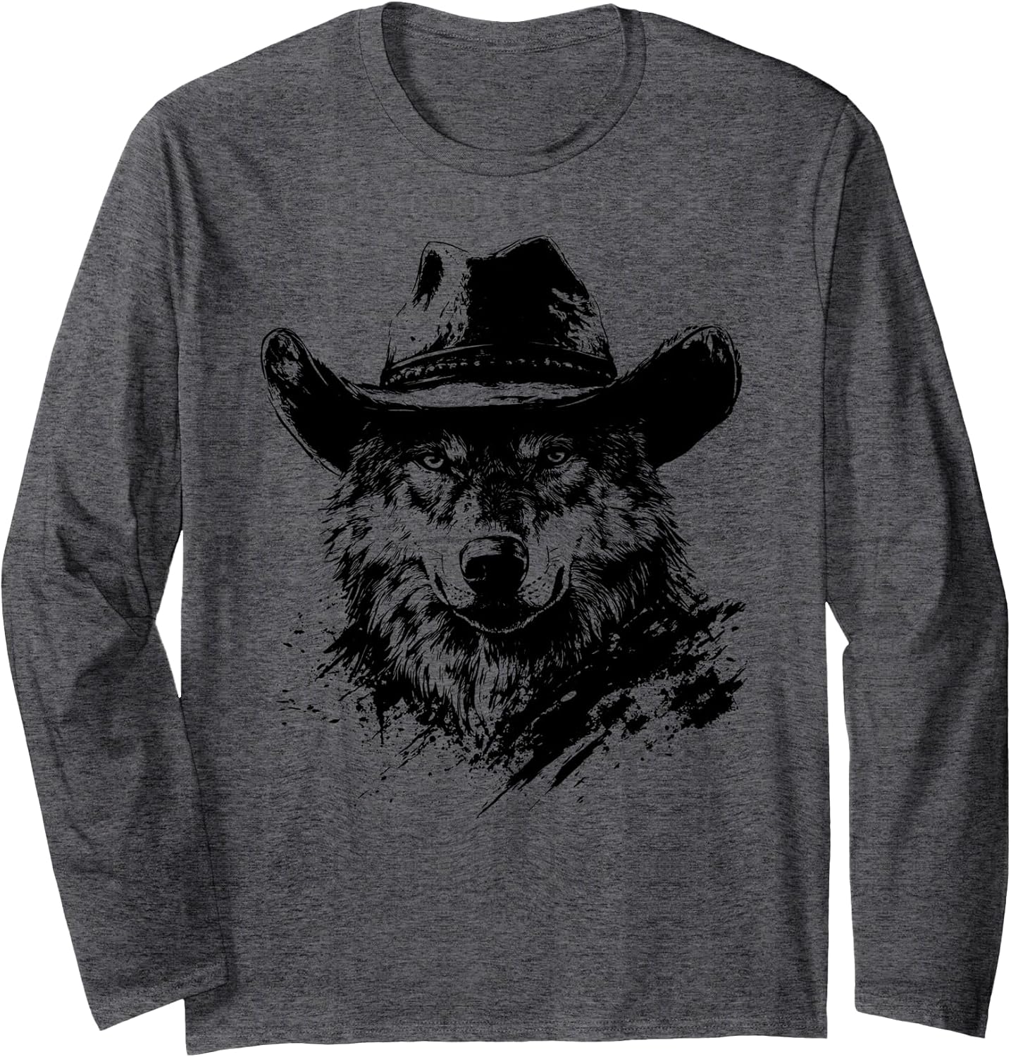 Retro Monochrome Minimalist Art Wild West Cowboys
