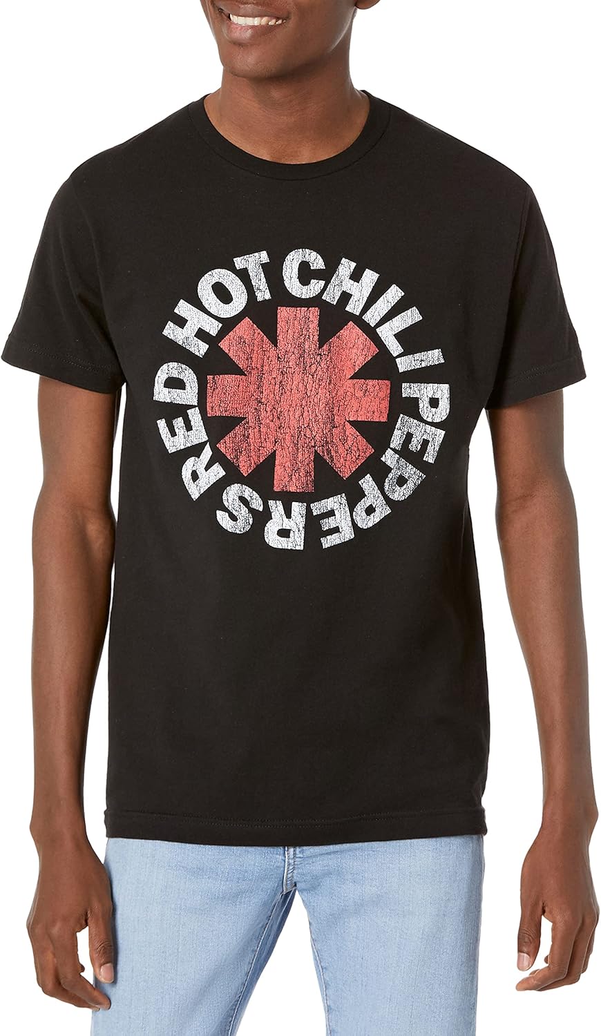 Mens Red Hot Chili Peppers Classic Asterisk T-shirtT-Shirt