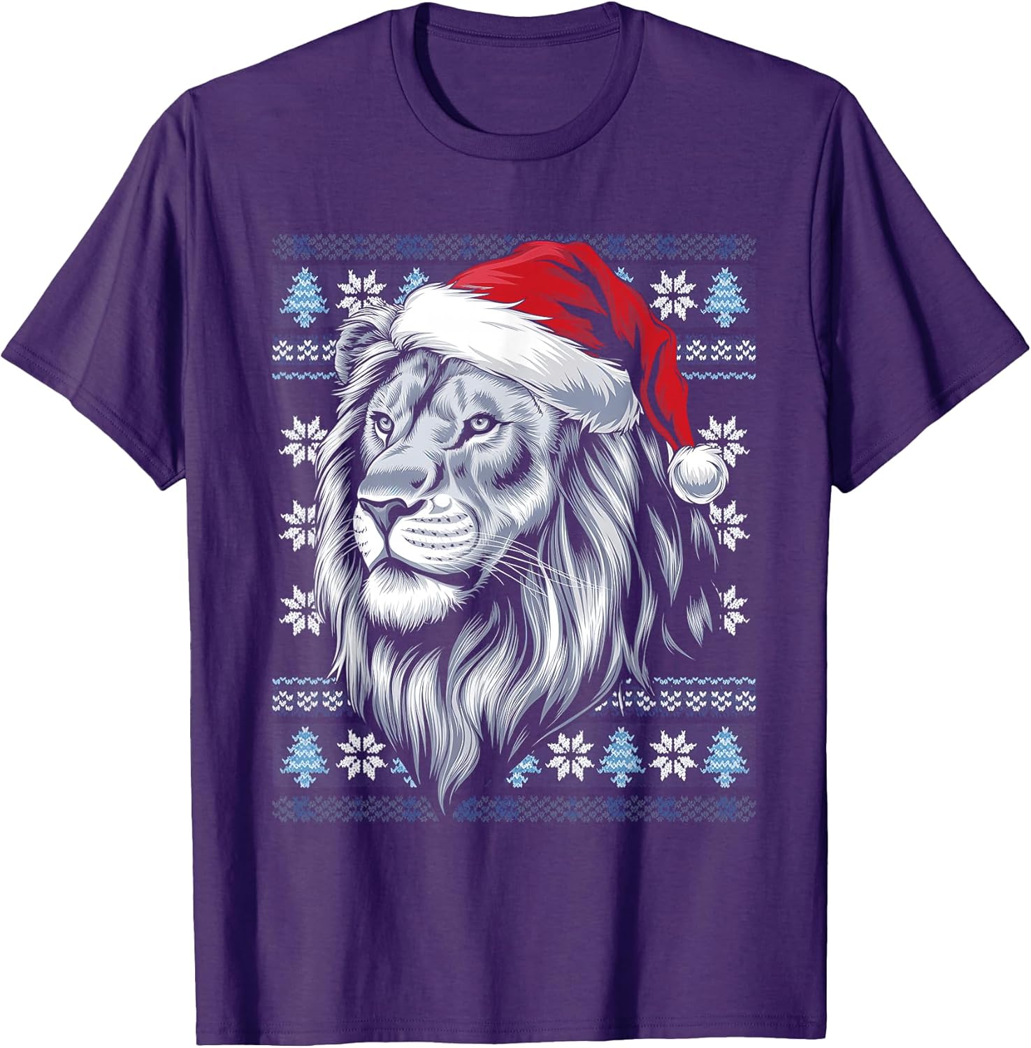 Funny Lion Lovers Xmas Ugly Sweater