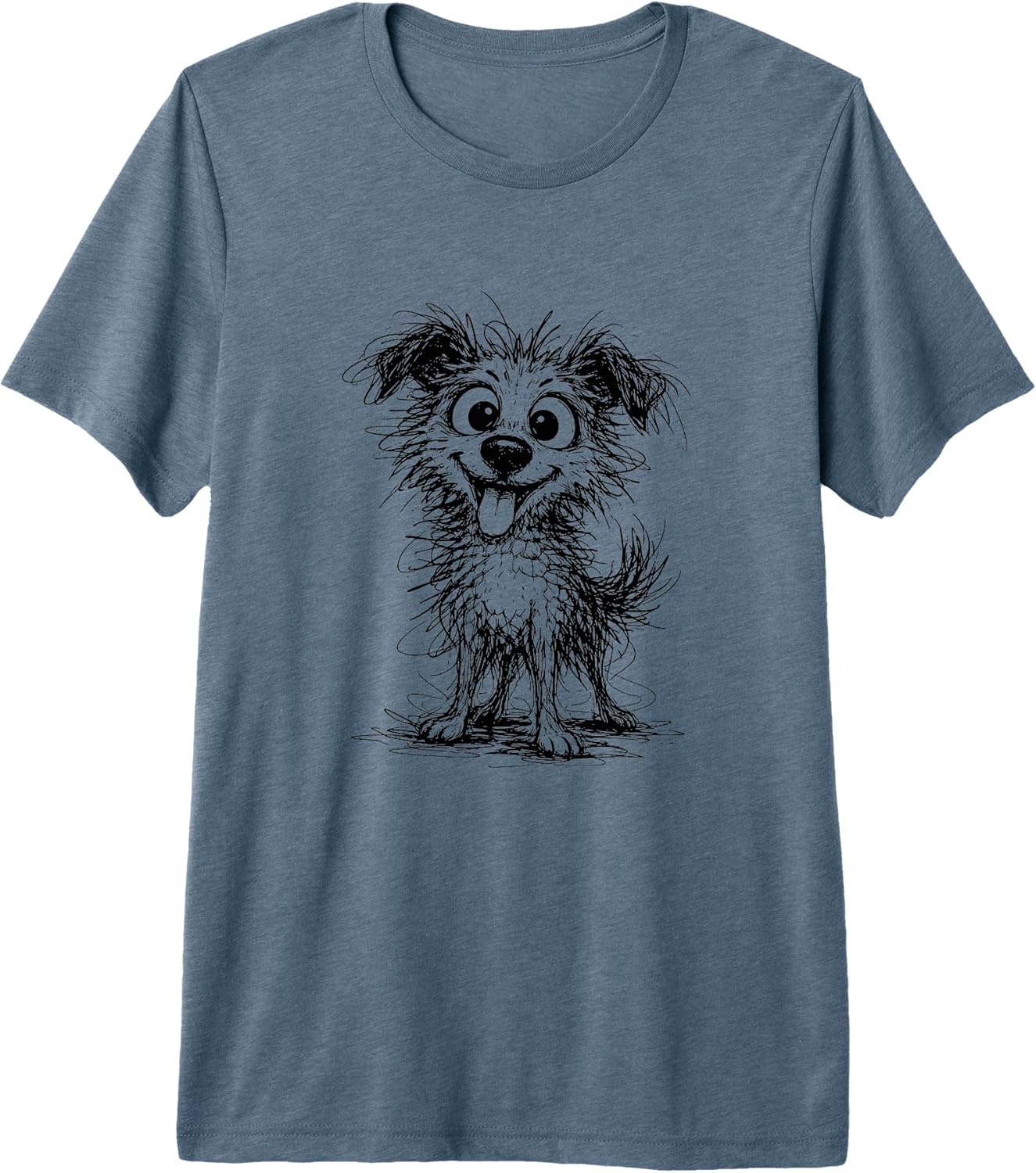 Scribble Cute Dog Art & Minimal Designs Line Art
