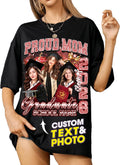 Custom Graduation Shirts, Family Matching Graduation 2026 Shirt, Proud Mom of 2026 Graduate Shirt with Custom Photo