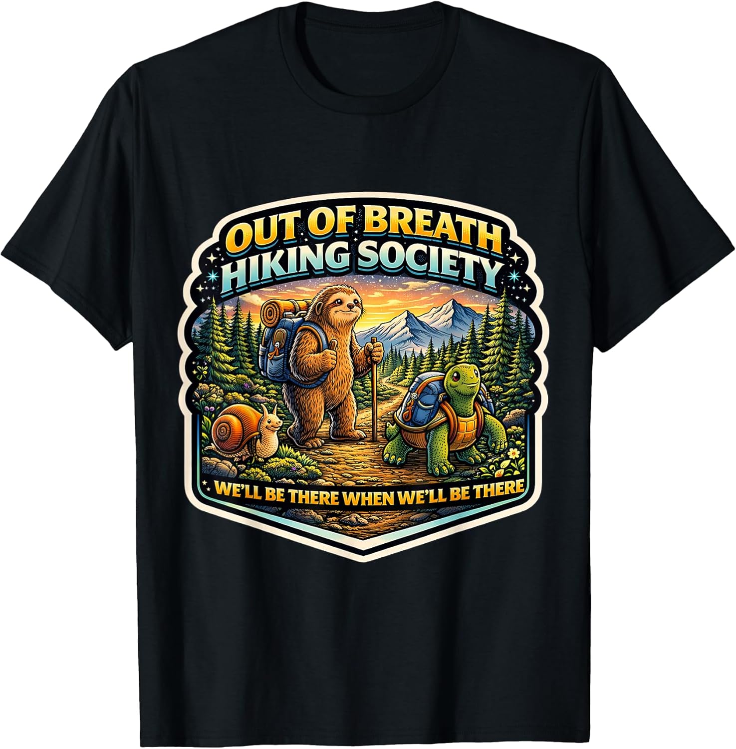 Out Of Breath Hiking Society Merch