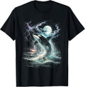 Vintage Orca Midnight 90s Graphic Retro Whale Ocean Wildlife T-Shirt