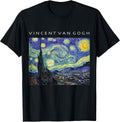Vincent Van Gogh Starry Night T-Shirt Painting Art Shirt T-Shirt
