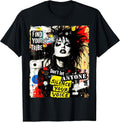 Punk Girl Graffiti 90s Urban Grunge Art Distressed Vintage T-Shirt
