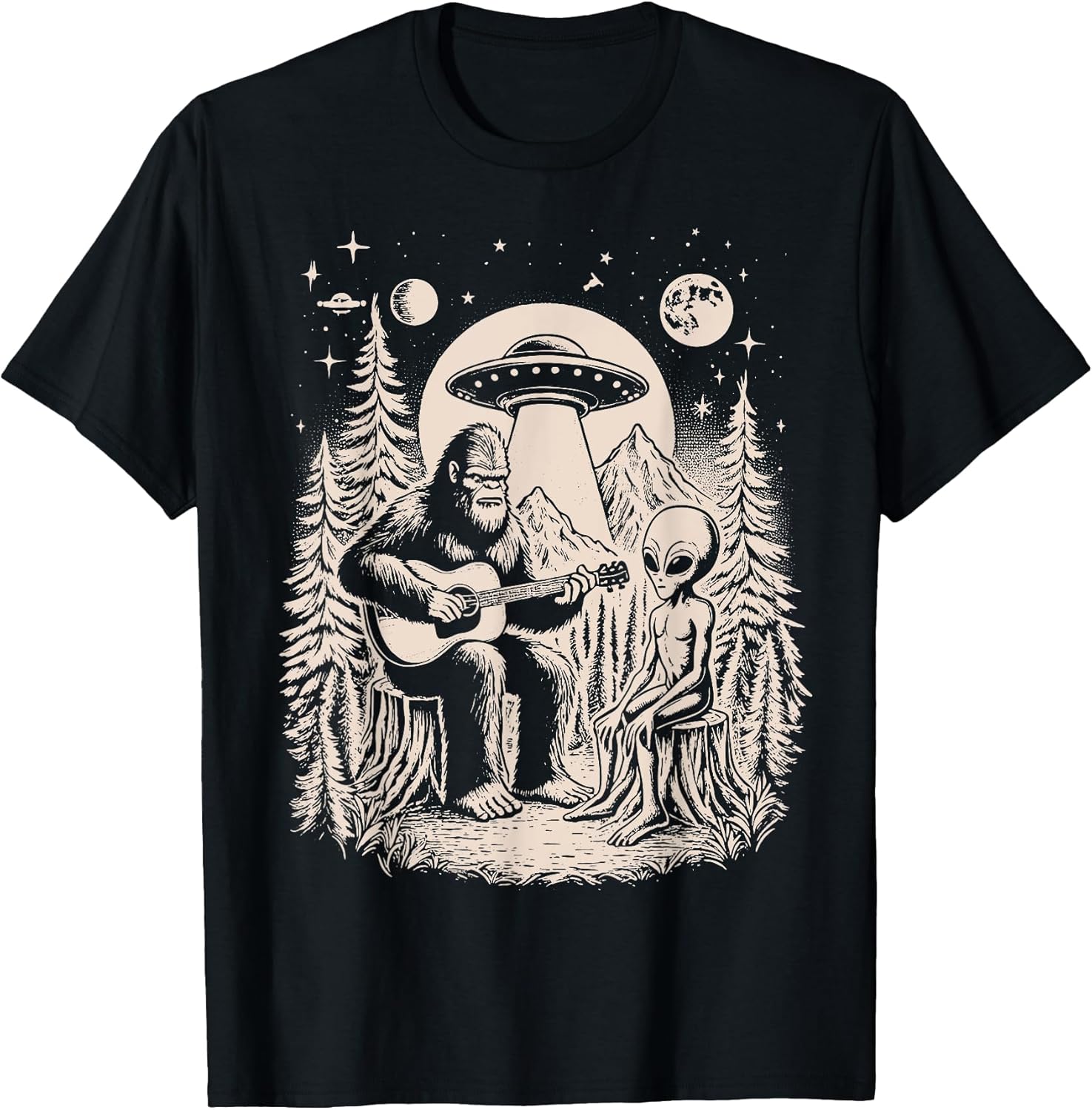 Big Foot Alien Spaceship Sasquatch Co.