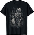 Zombie Skeleton Undead Horror Grave Goth Alt Alternative Art T-Shirt