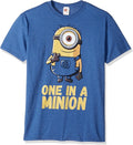Men's Minions Stuart One in A Million Funny Graphic Tee, Funny Tshirts for Men, Graphic T-Shirt