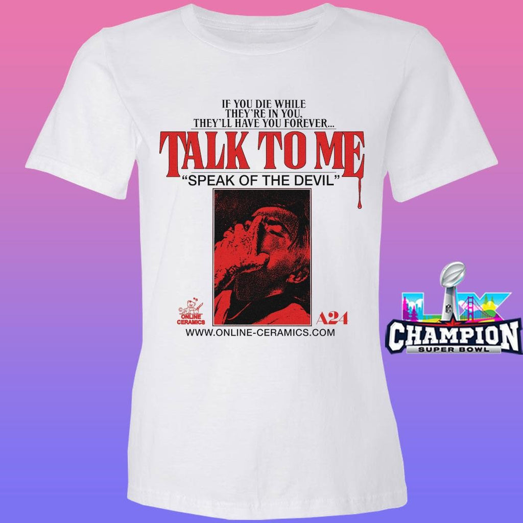 A24films Online Ceramics X Talk To Me 91 Seconds Shirt