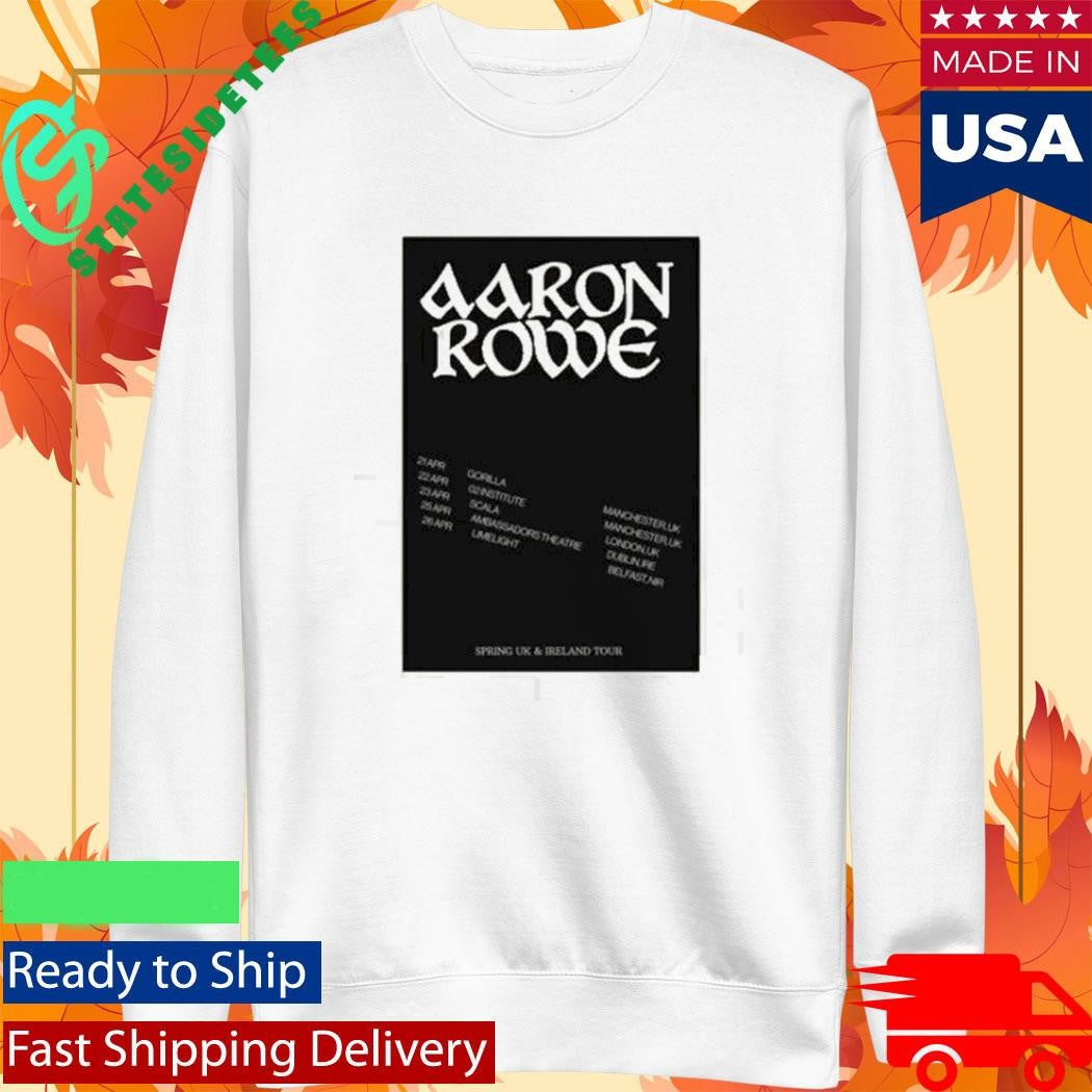 Aaron Rowe Spring Tour 2026 Shirt