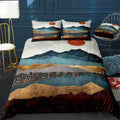 Amber Dusk Bedding Set (Duvet Cover & Pillow Shams)
