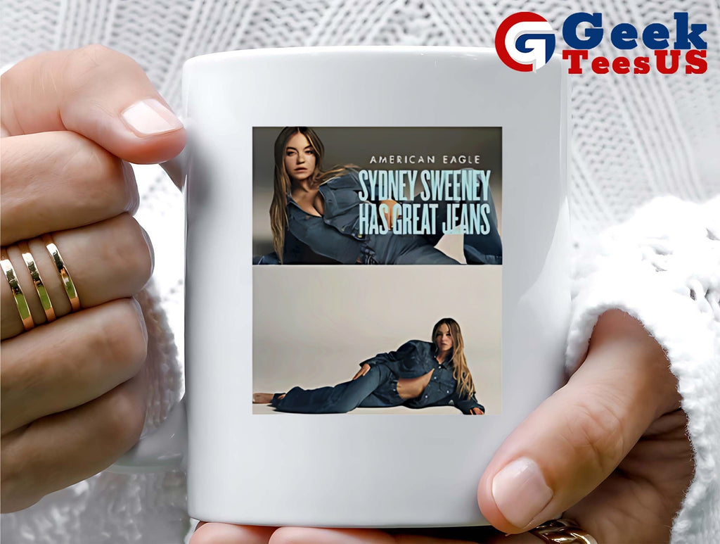 American Eagle Sydney Sweeney has great jeans shirt