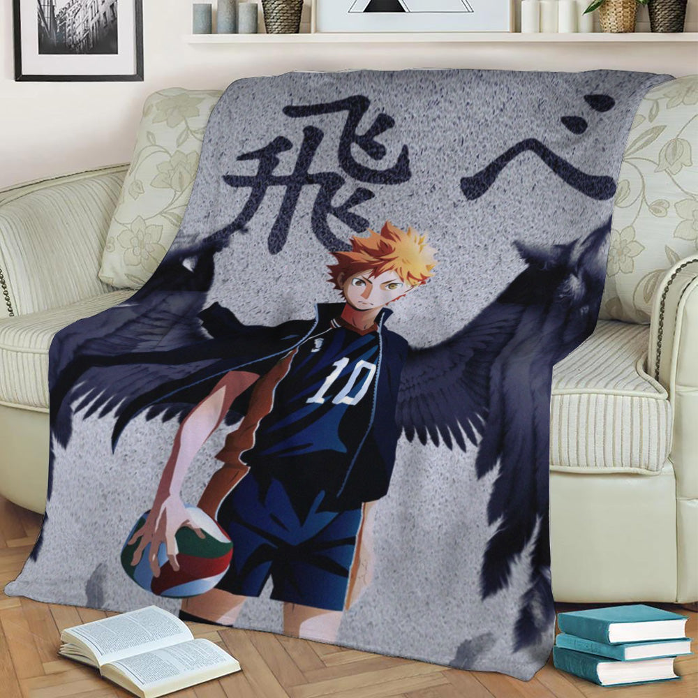 Anime Haikyu Fleece Throw Blanket
