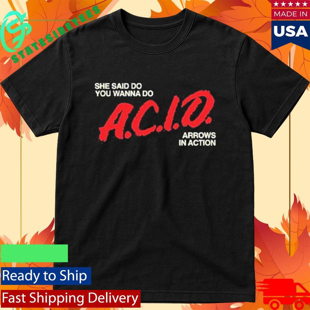 Arrows In Action Acid Tour Shirt