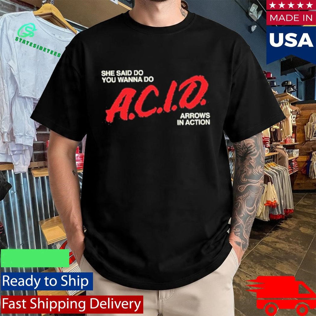 Arrows In Action Acid Tour Shirt