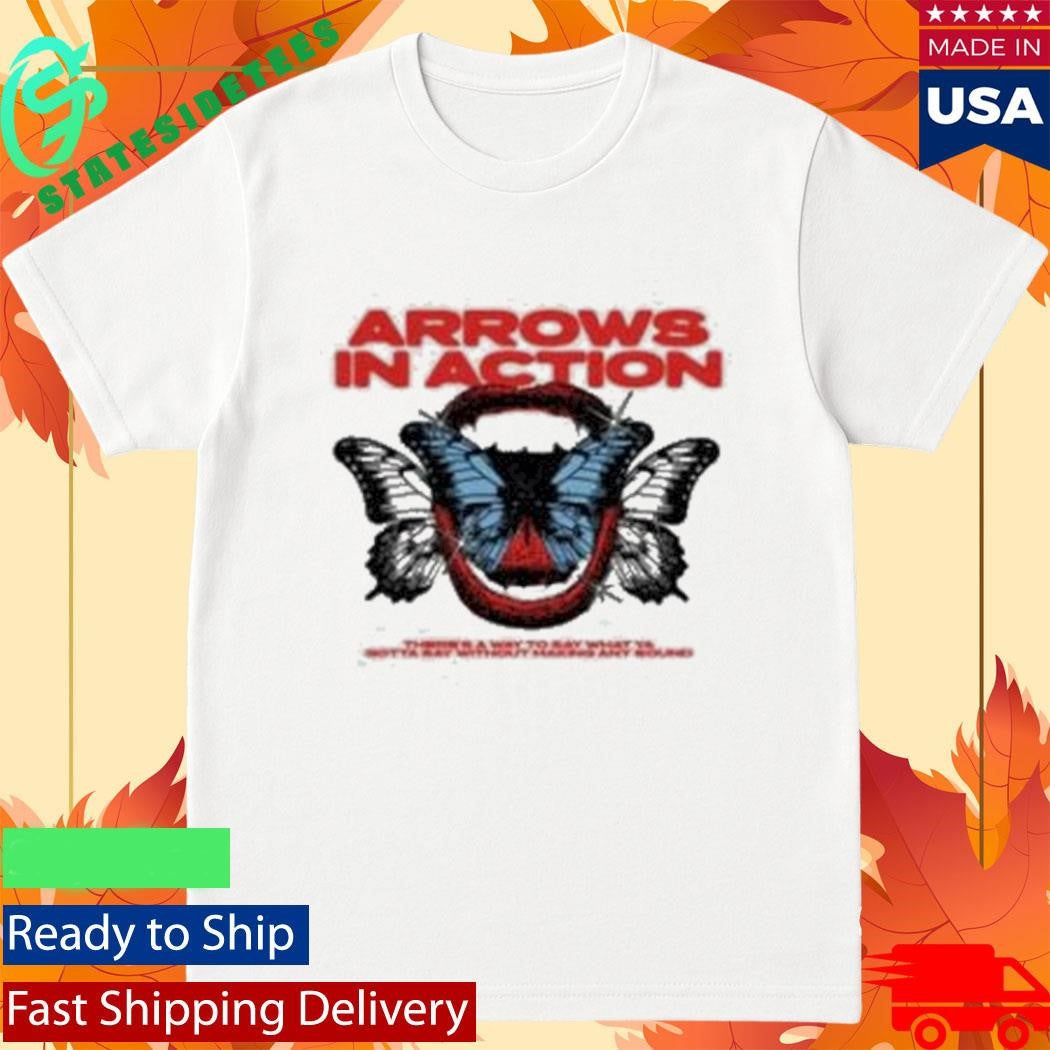 Arrows In Action Butterfly Shirt