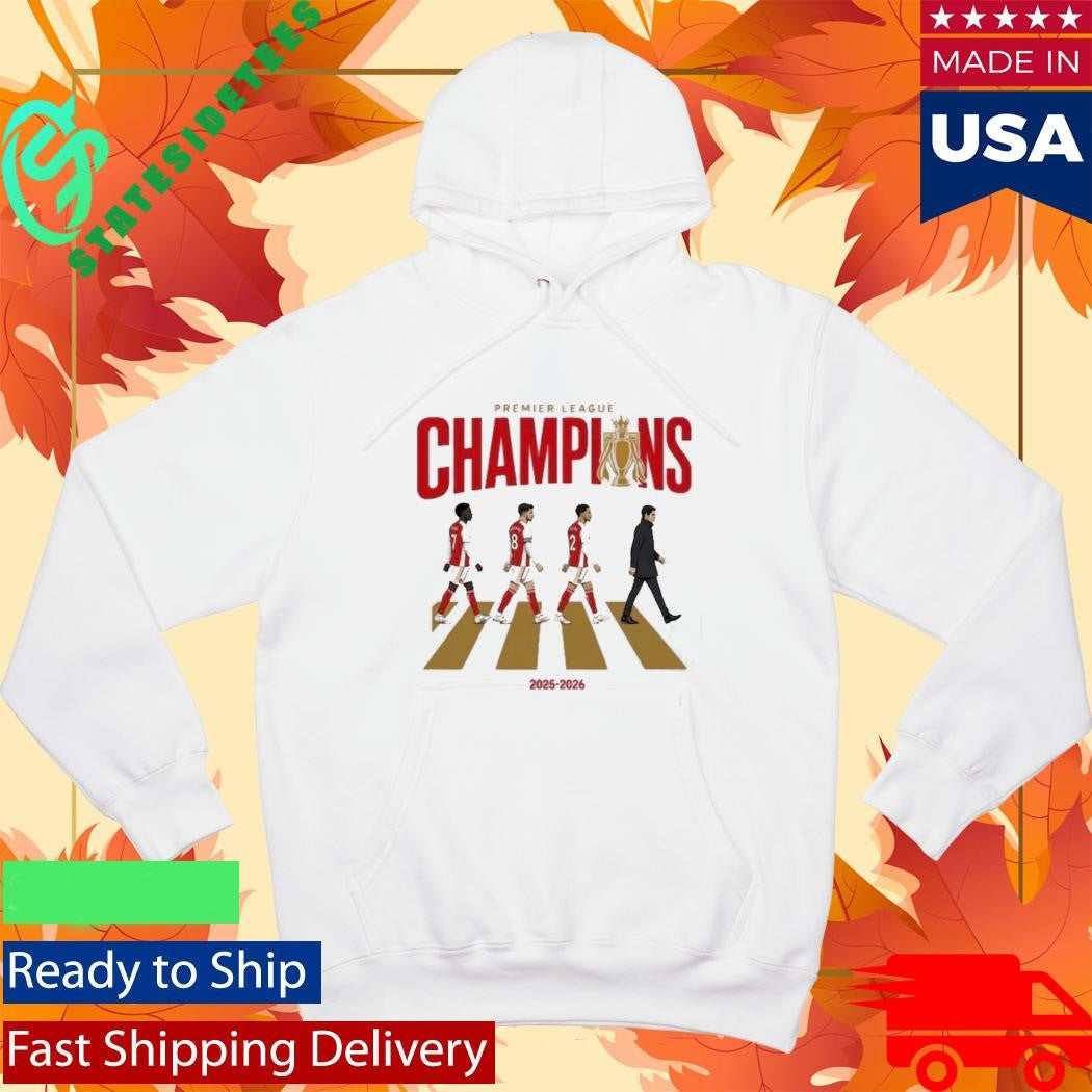 Arsenal FC 2025 2026 Premier League Champions Celebration Shirt