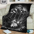 Attack on Kyubi Fleece Throw Blanket