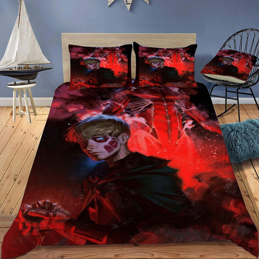 Attack on Titan Armin V1 Bedding Set (Duvet Cover & Pillow Shams)