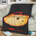 Bell Huey Helicopters Fleece Throw Blanket
