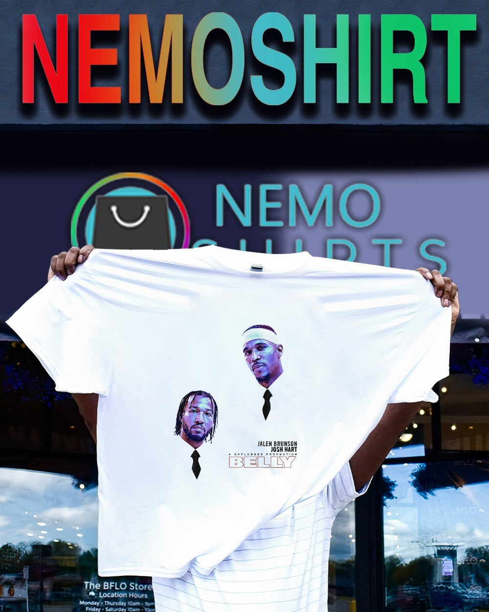 Belly Knicks edition Jalen Brunson Josh Hart shirt