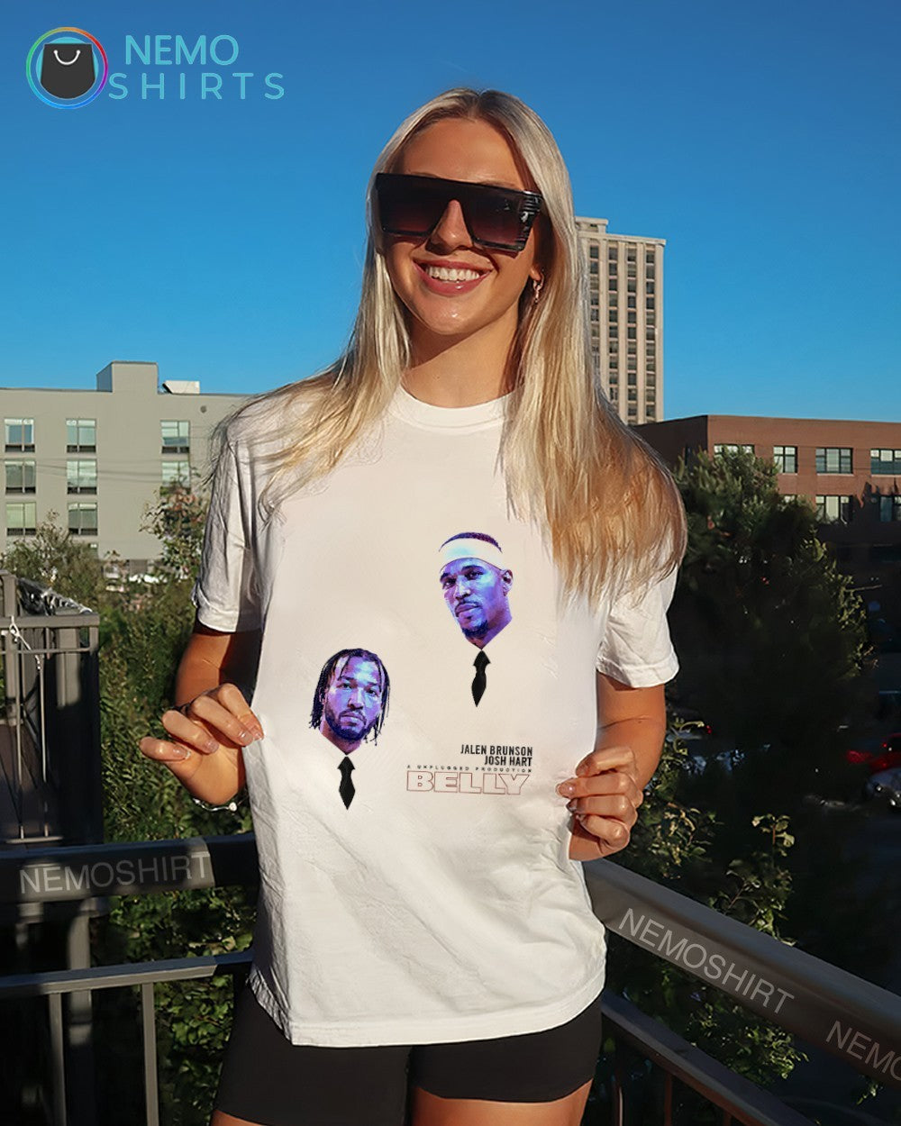 Belly Knicks edition Jalen Brunson Josh Hart shirt