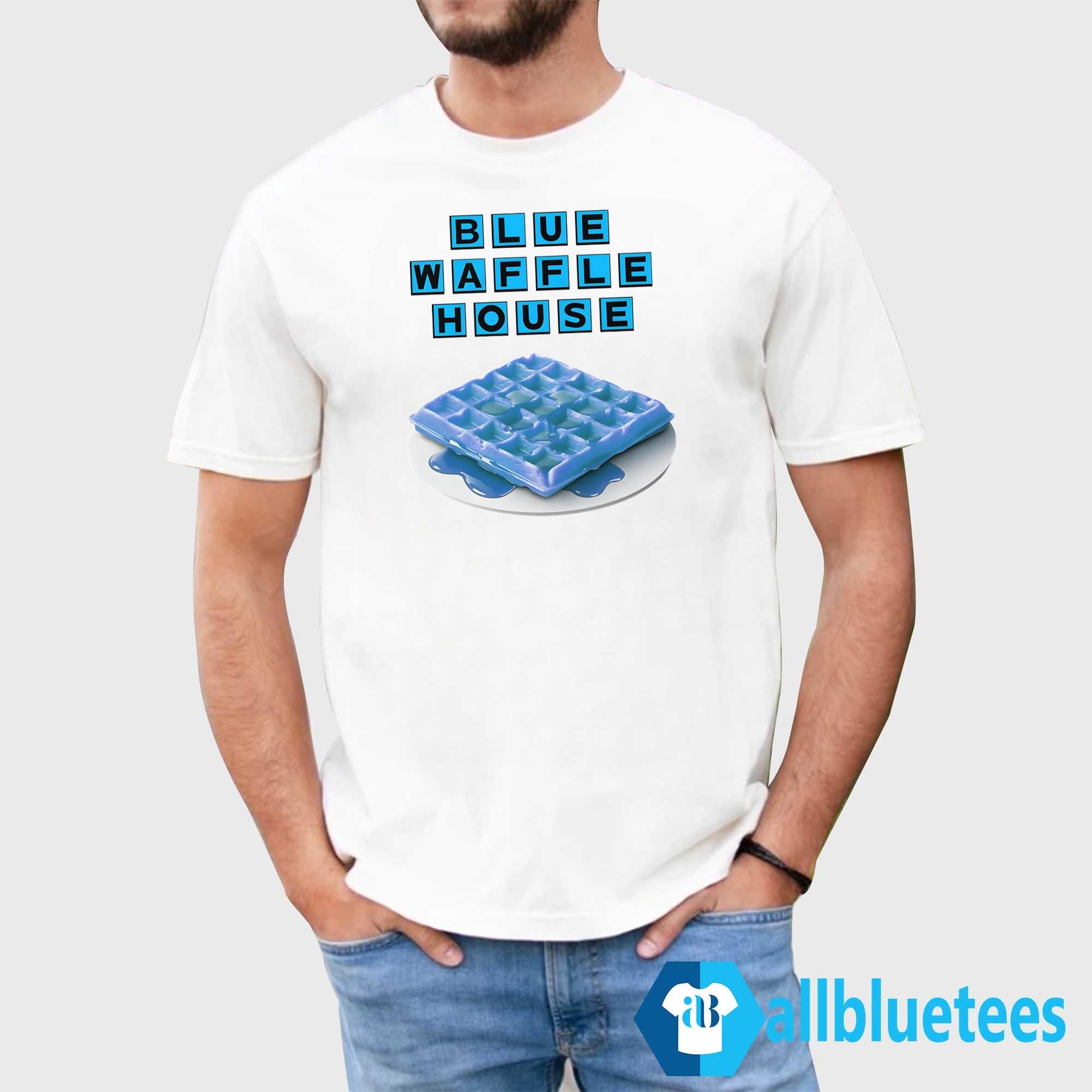 Blue Waffle House Shirt