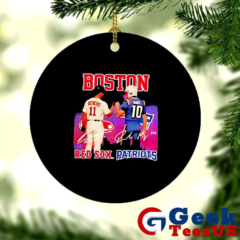 Boston Red Sox and Drake Maye Patriots Star Power shirt