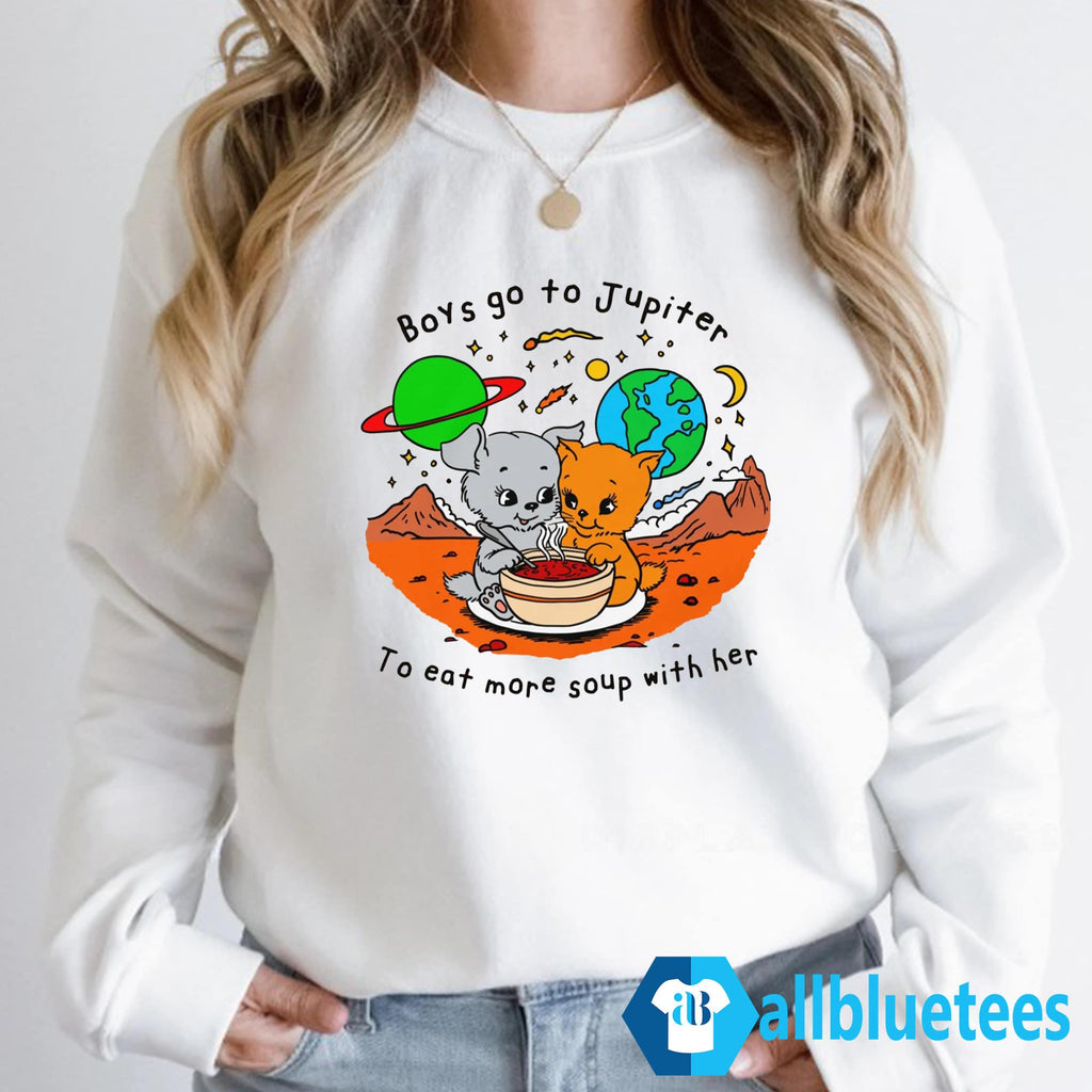 Boys Go To Jupiter To Eat More Soup With Her Shirt
