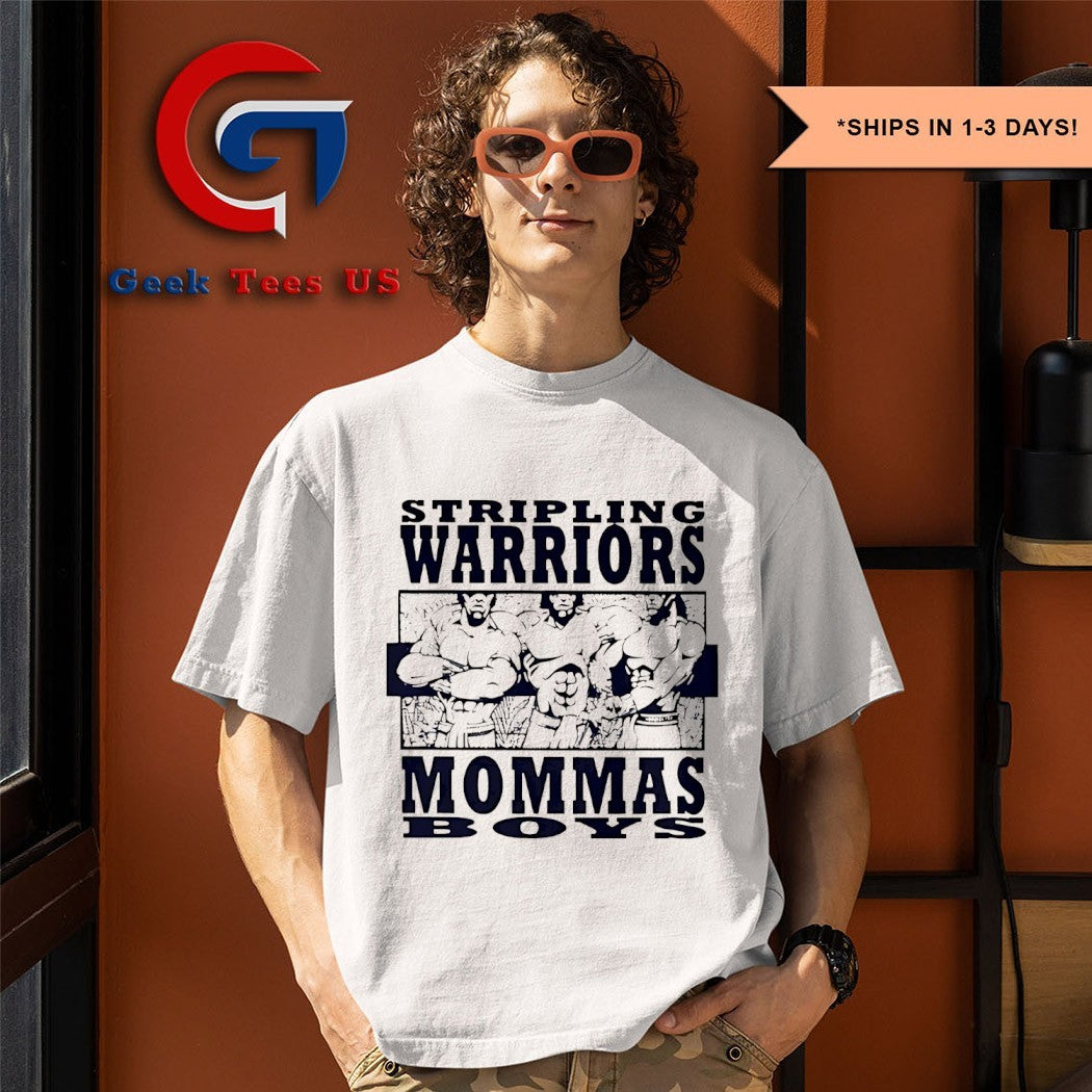 Bryce Harper wearing Stripling Warriors Mommas Boys shirt