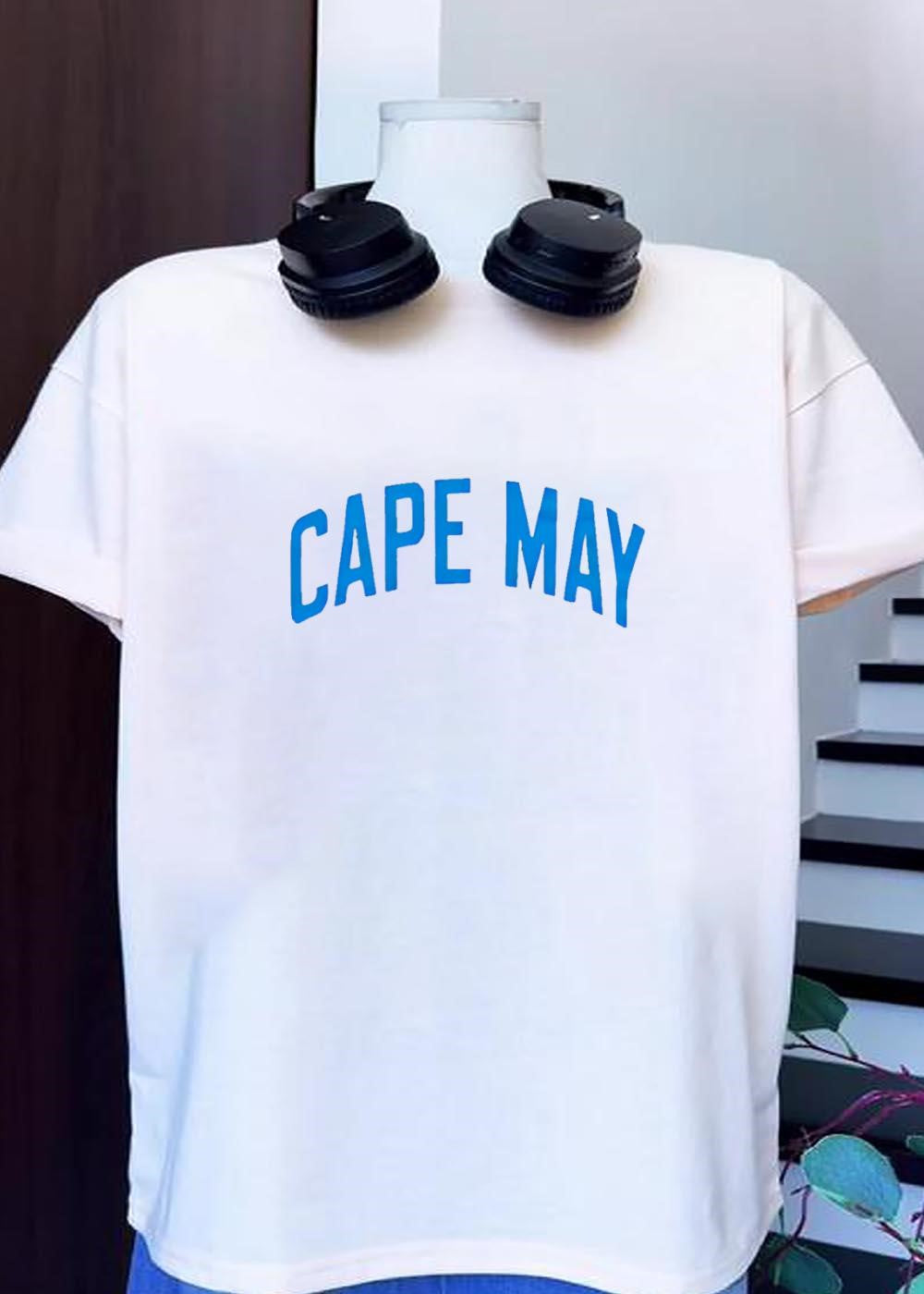 Cape May Beach Vacation Crewneck Shirt