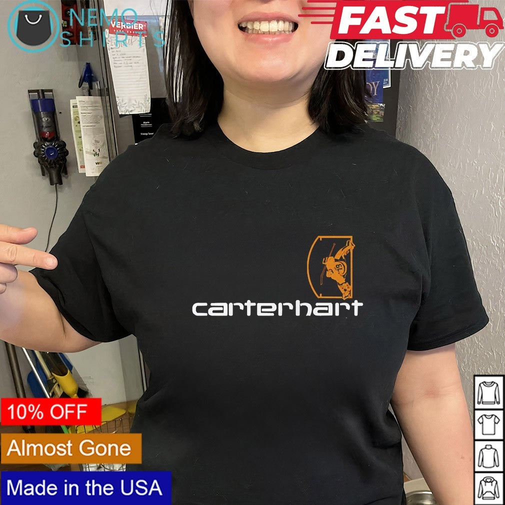 Carhartt Carter Hart Vegas Goalie logo shirt