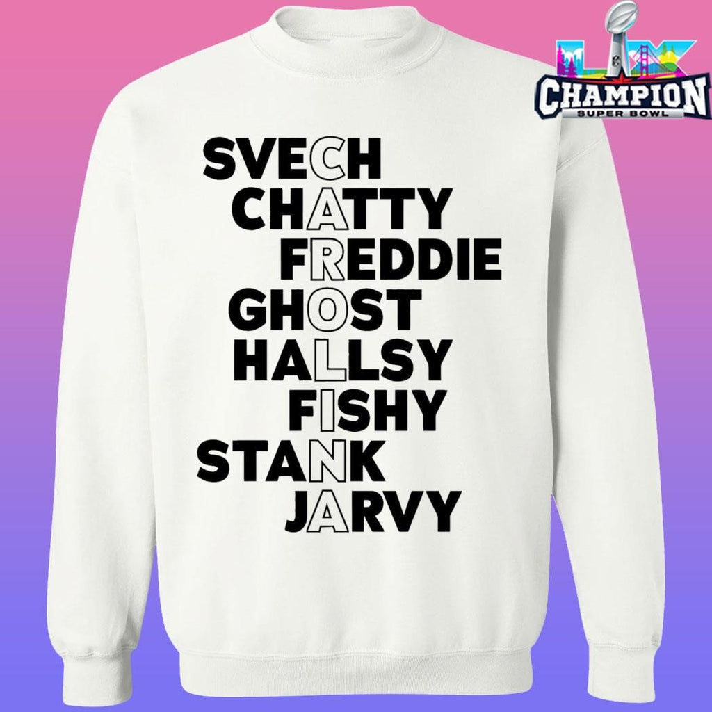 Carolina Hockey Names 2026 Svech And Chatty And Freddie Shirt
