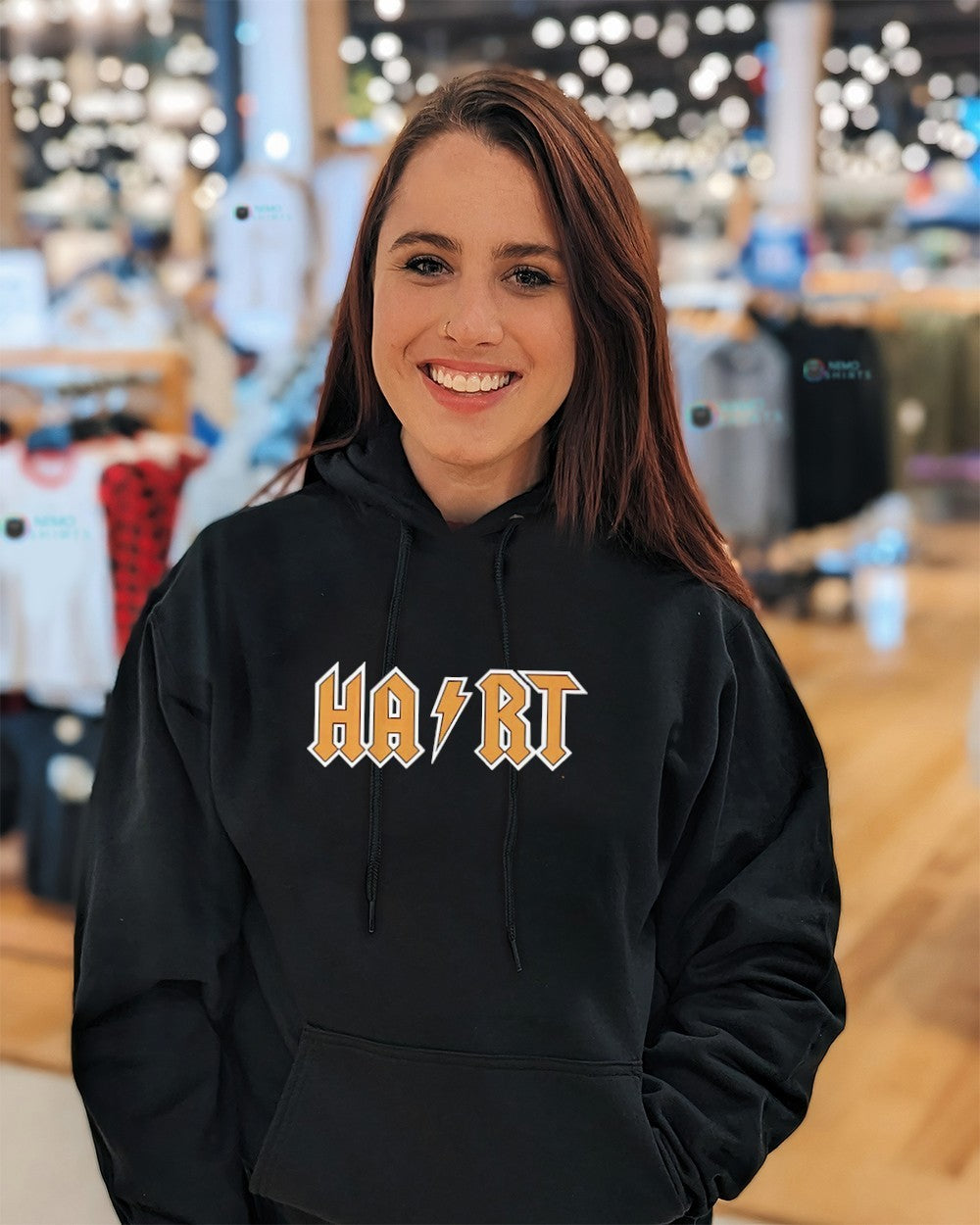 Carter Hart rock logo shirt