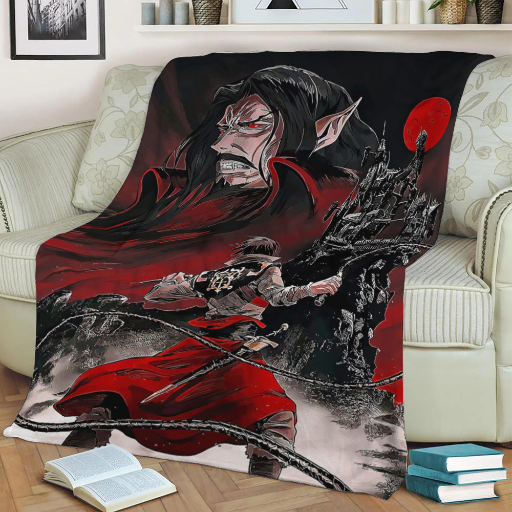 Castlevania Fleece Throw Blanket