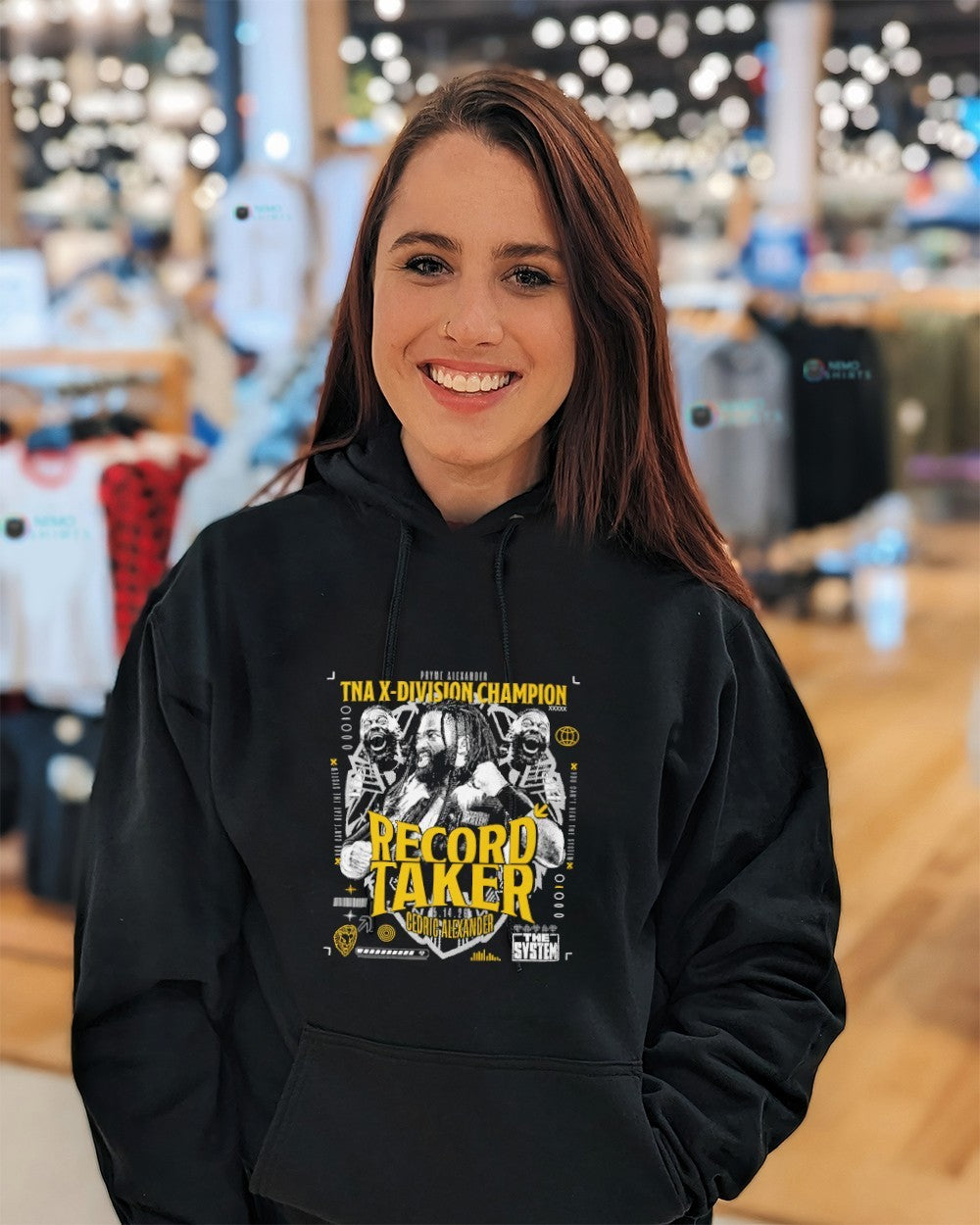 Cedric Alexander Record Taker TNA X-Division Champion shirt