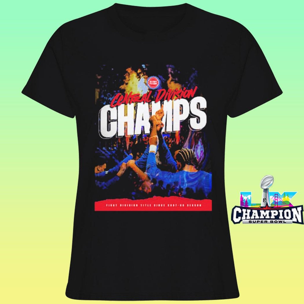 Celebrates Detroit Pistons Nba Central Division Champions 2026 Shirt