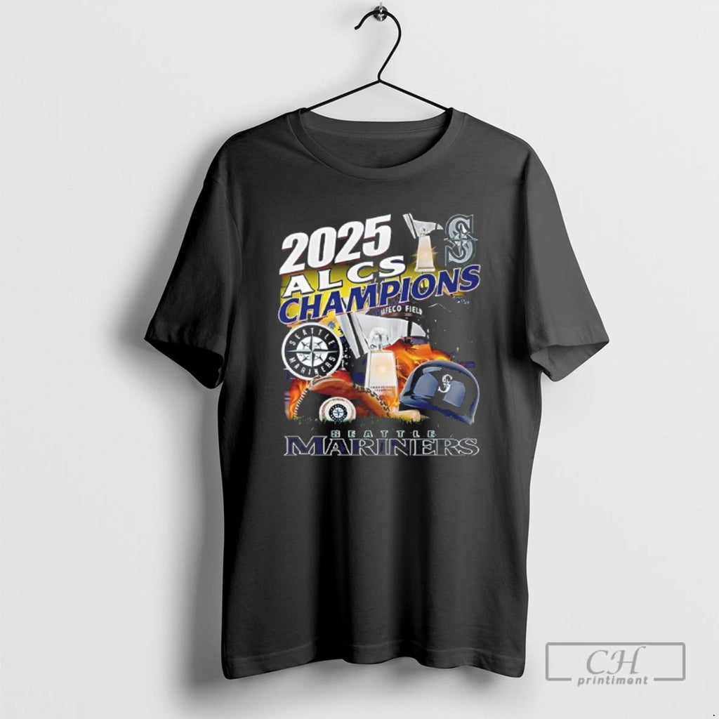 Classic 2025 Alcs Champions Seattle Mariners Signature Shirt Sweater