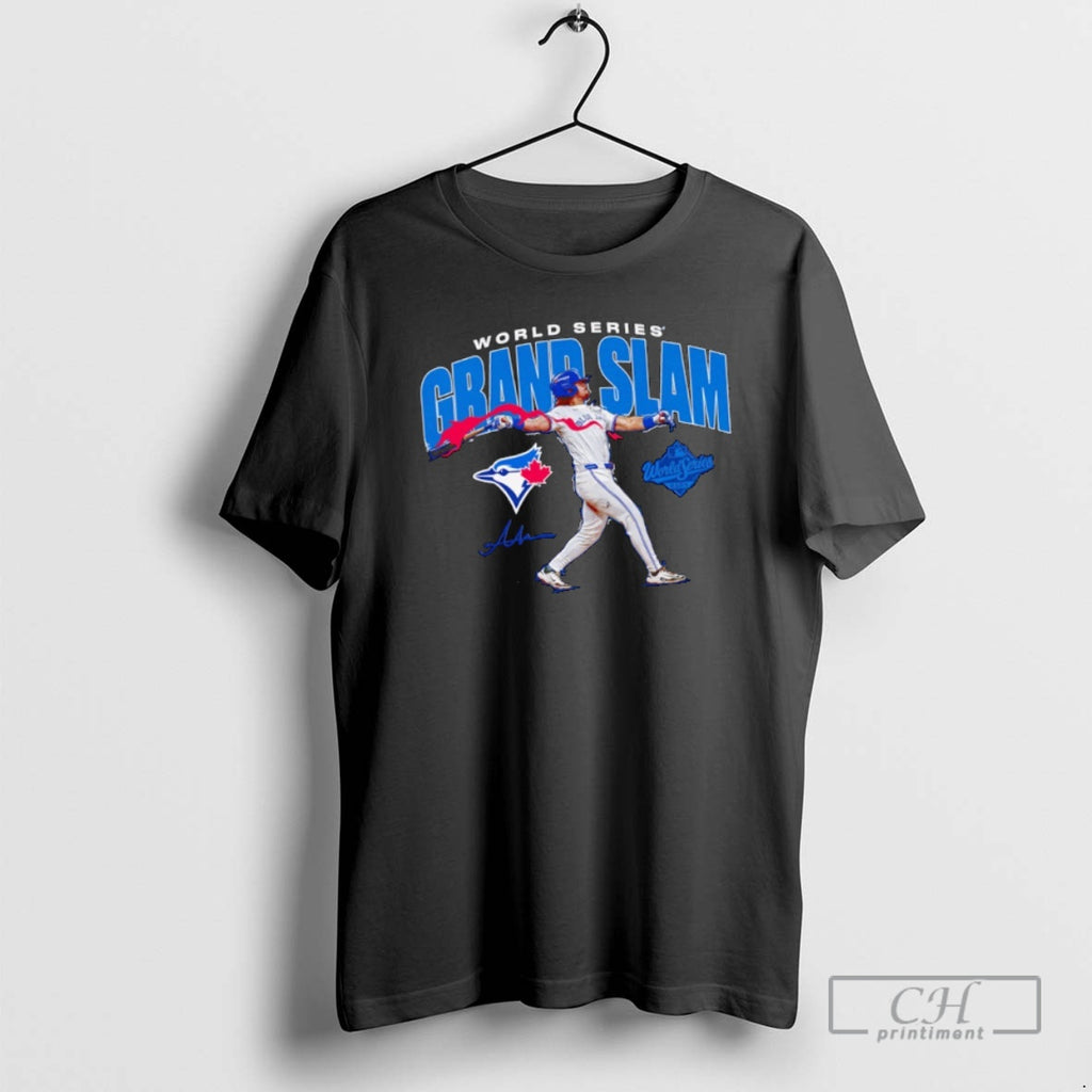Classic Addison Barger Toronto Blue Jays 2025 World Series Grand Slam Shirt Sweater
