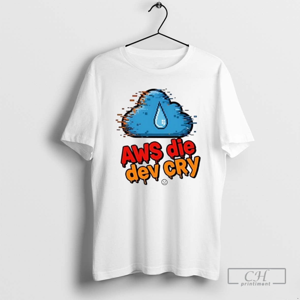 Classic Awesome Aws Die Dev Cry Aws Outage Shirt Sweater