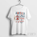 Classic Cowboy Girl America 250 Years Of Freedom Shirt Sweater