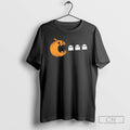 Classic Funny Halloween Pumpkin Eating Ghost Shirt Sweater